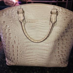 Melbourne Duxbury Leather Crocodile-Embossed